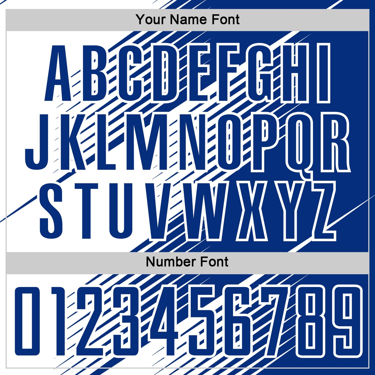 Custom Royal White Line Sublimation Soccer Uniform Jersey view 6