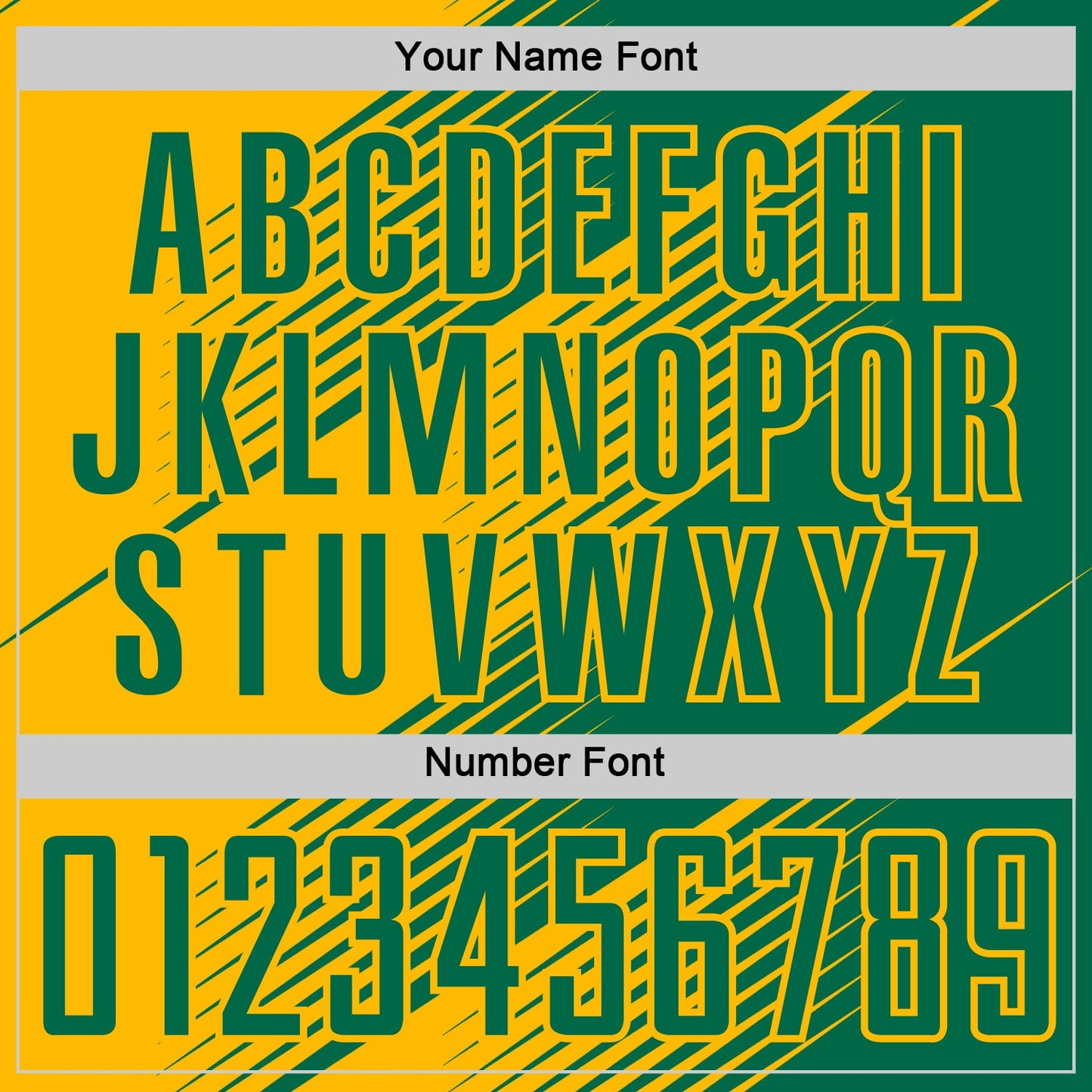 Custom Kelly Green Gold Line Sublimation Soccer Uniform Jersey view 6