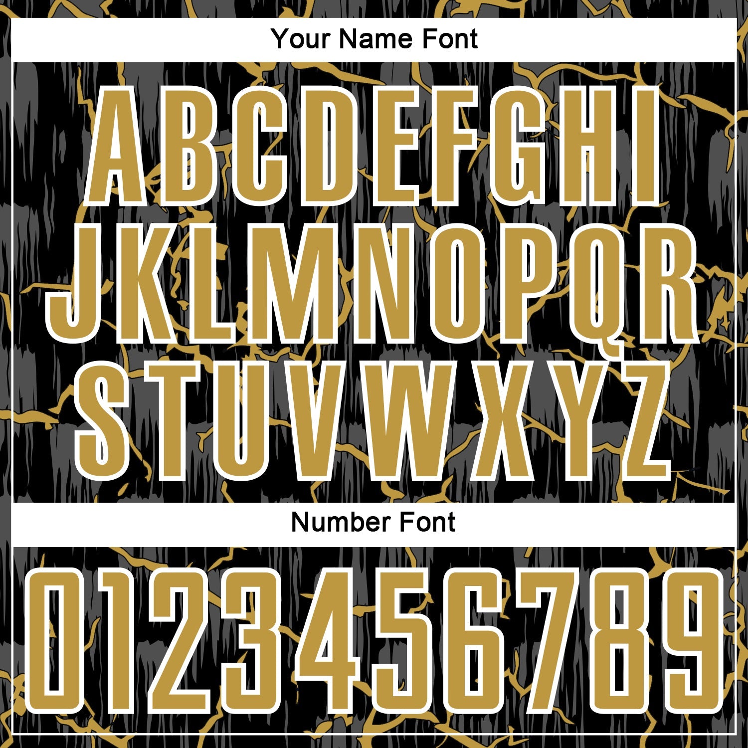 Custom Black Old Gold-White Lightning Sublimation Soccer Uniform Jersey view 6