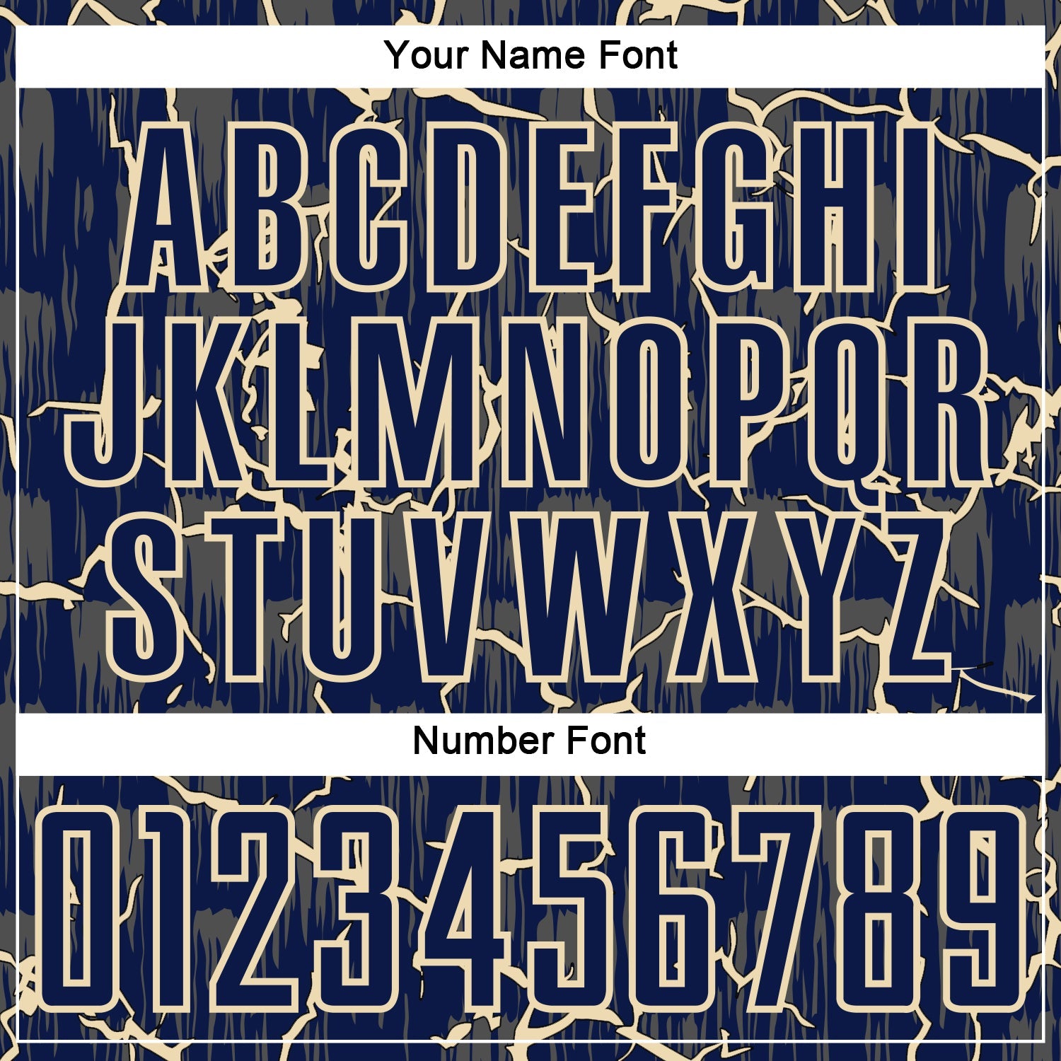 Custom Navy Cream Lightning Sublimation Soccer Uniform Jersey view 6