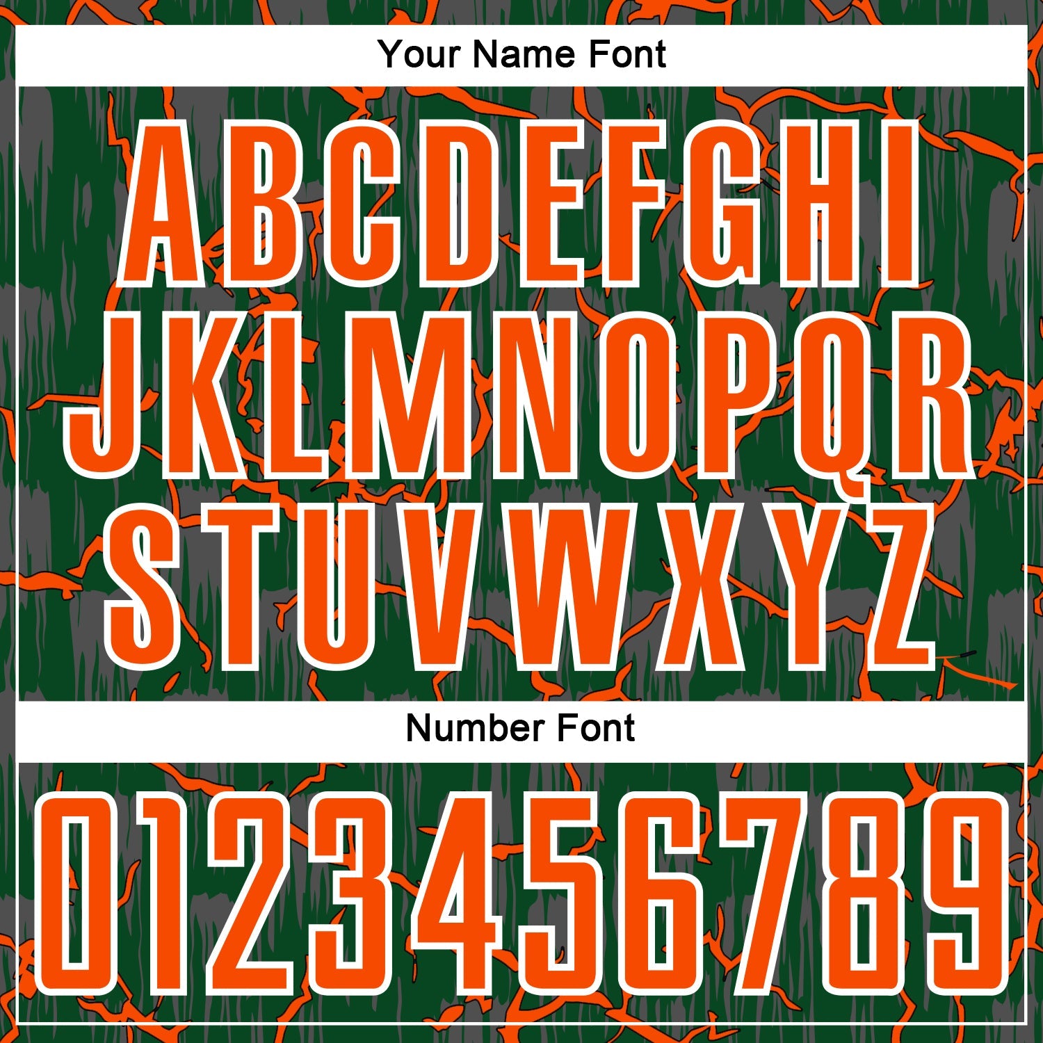 Custom Green Orange-White Lightning Sublimation Soccer Uniform Jersey view 6