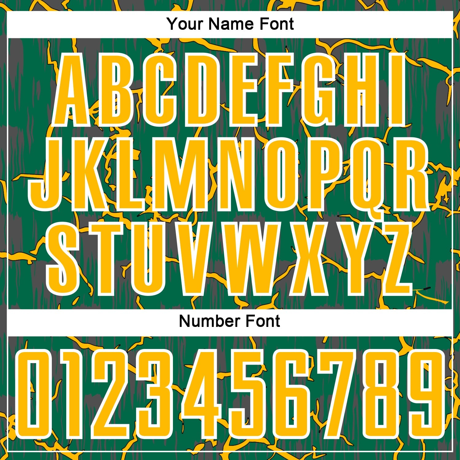 Custom Kelly Green Gold-White Lightning Sublimation Soccer Uniform Jersey view 6