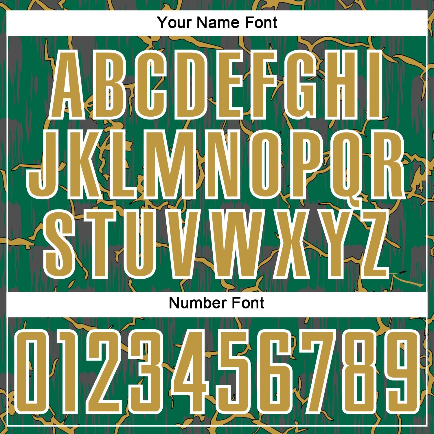 Custom Kelly Green Old Gold-White Lightning Sublimation Soccer Uniform Jersey view 6