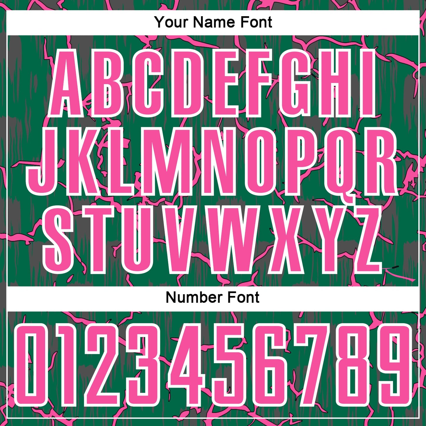 Custom Kelly Green Pink-White Lightning Sublimation Soccer Uniform Jersey view 6
