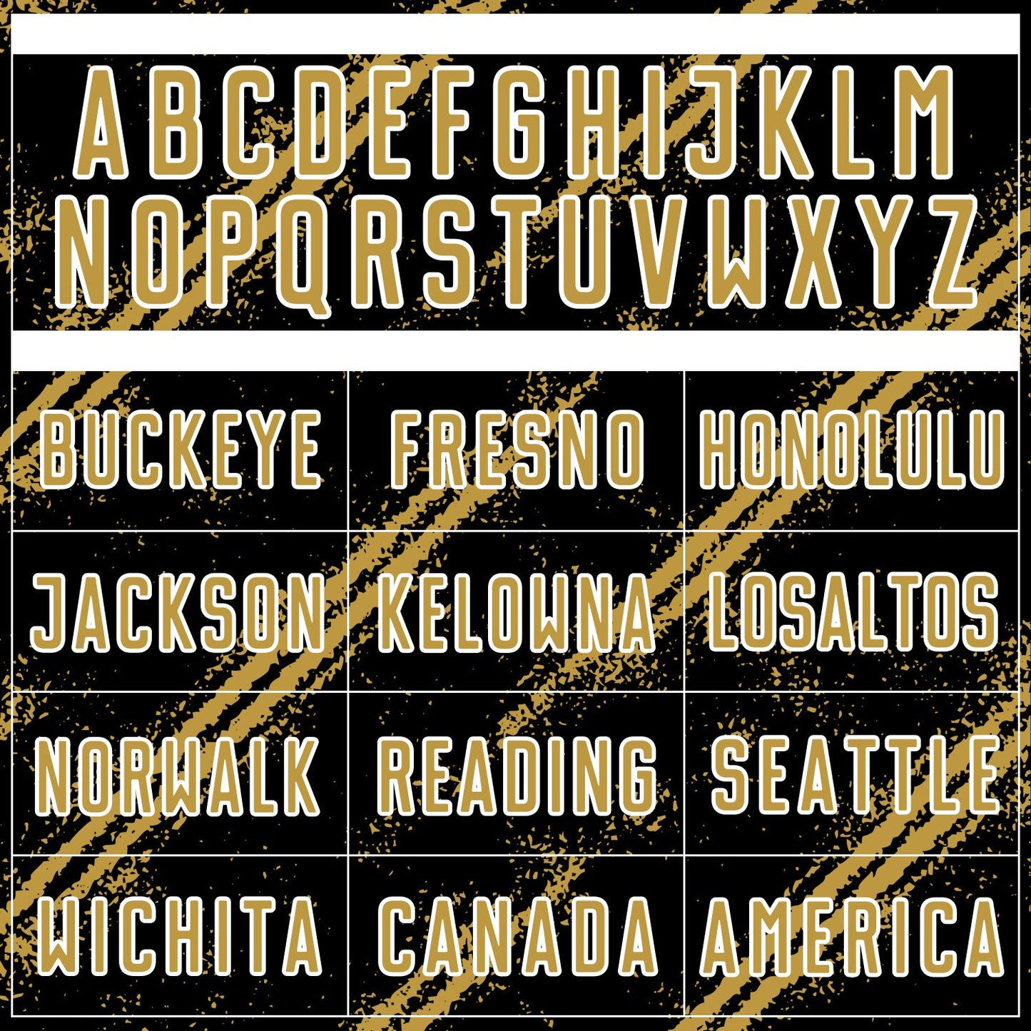 Custom Black Old Gold-White Abstract Fragment Art Splash Sublimation Soccer Uniform Jersey view 5