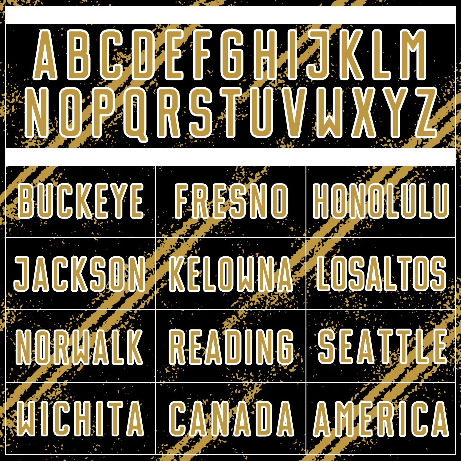 Custom Black Old Gold-White Abstract Fragment Art Splash Sublimation Soccer Uniform Jersey view 5