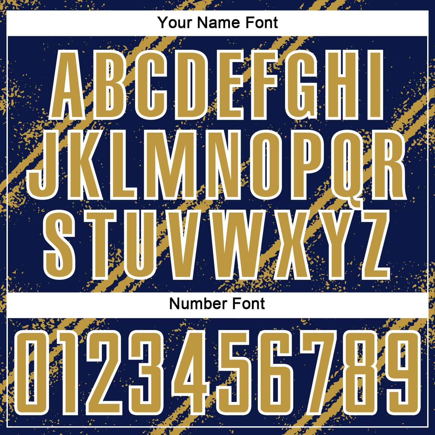 Custom Navy Old Gold-White Abstract Fragment Art Splash Sublimation Soccer Uniform Jersey view 6