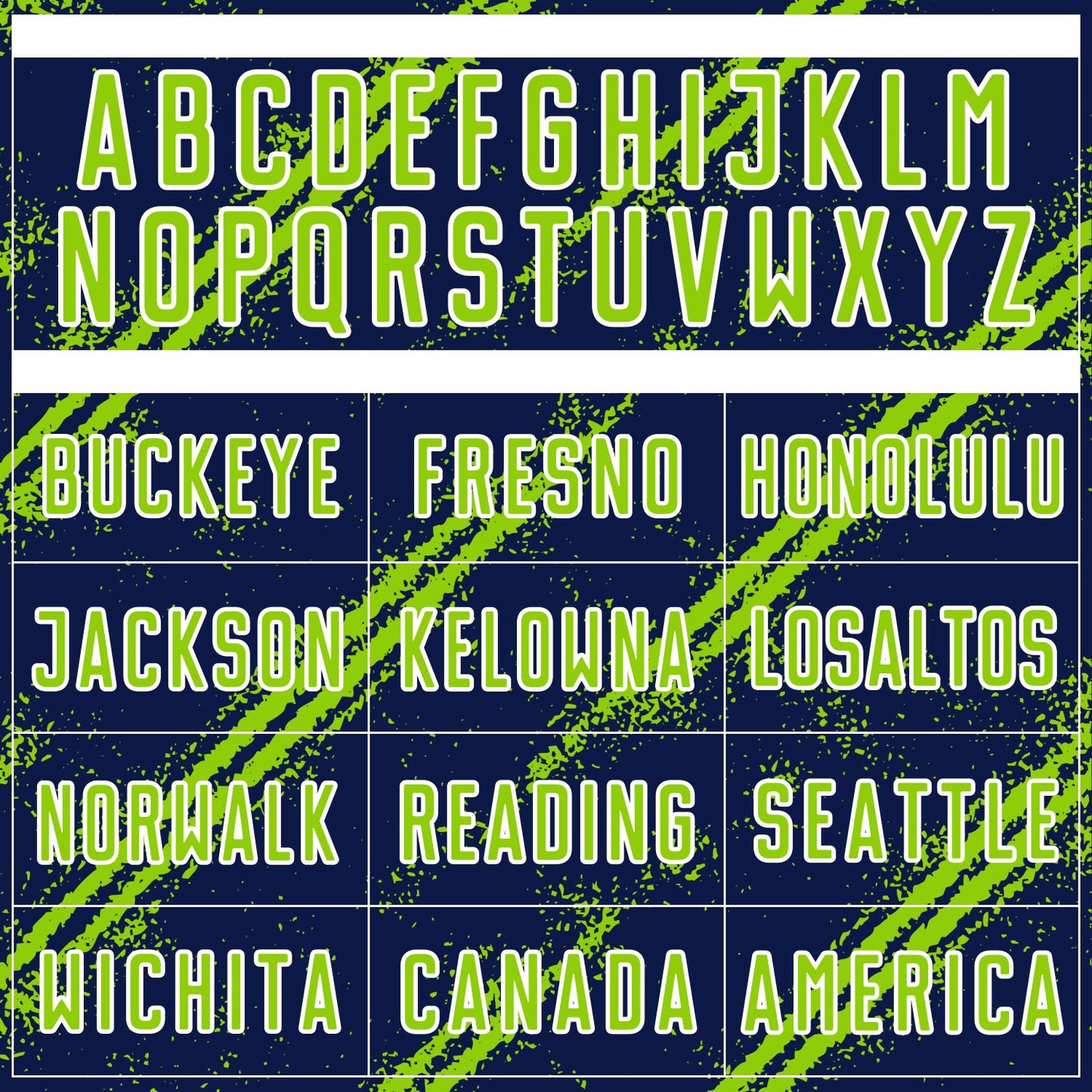 Custom Navy Neon Green-White Abstract Fragment Art Splash Sublimation Soccer Uniform Jersey view 5