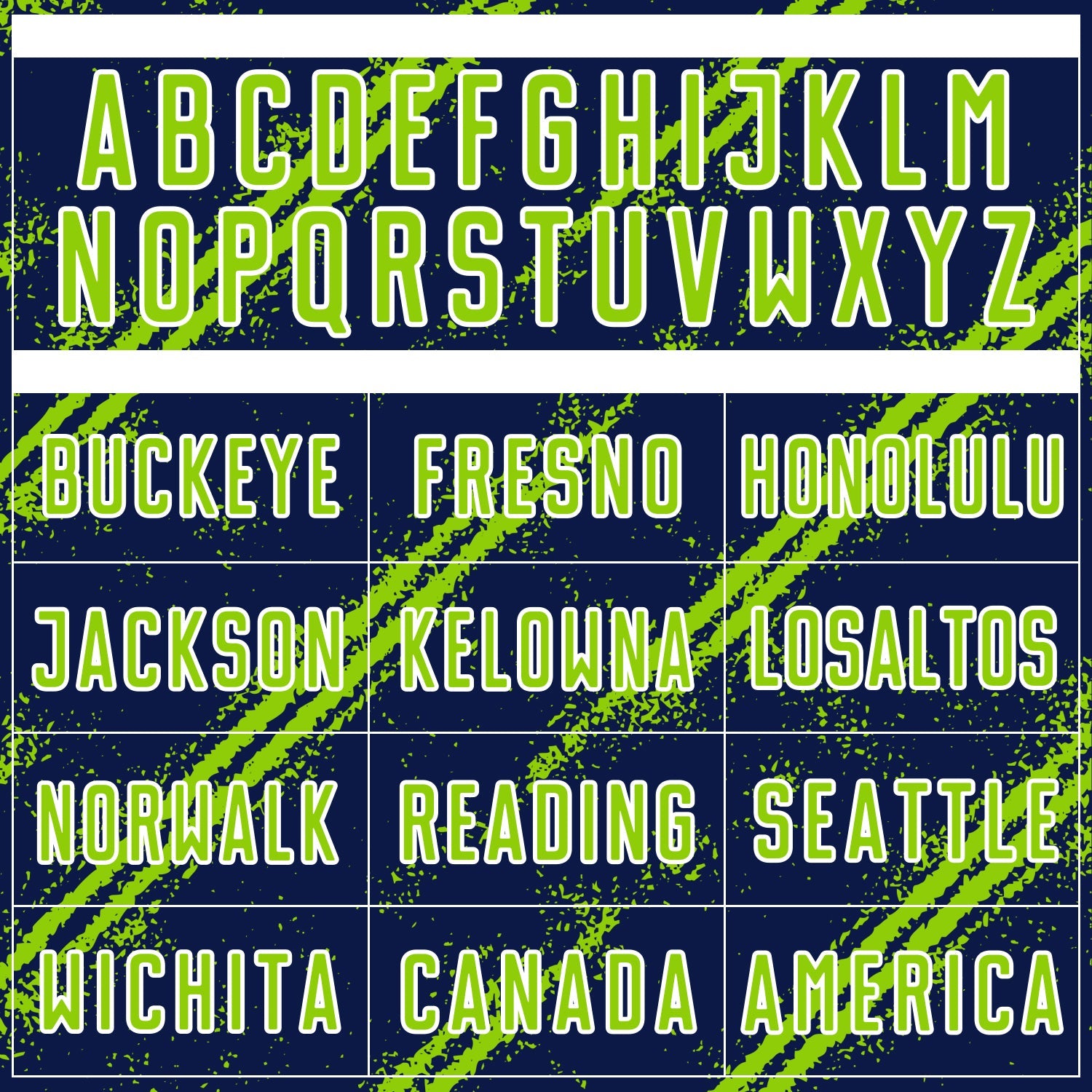 Custom Navy Neon Green-White Abstract Fragment Art Splash Sublimation Soccer Uniform Jersey view 5