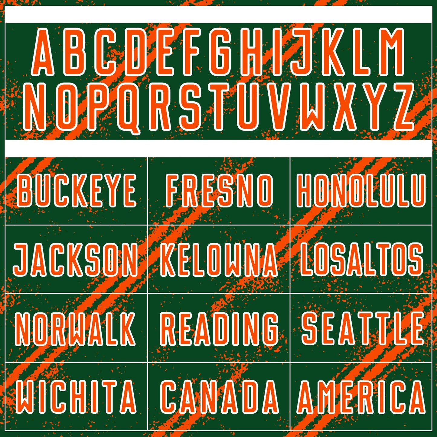 Custom Green Orange-White Abstract Fragment Art Splash Sublimation Soccer Uniform Jersey view 5