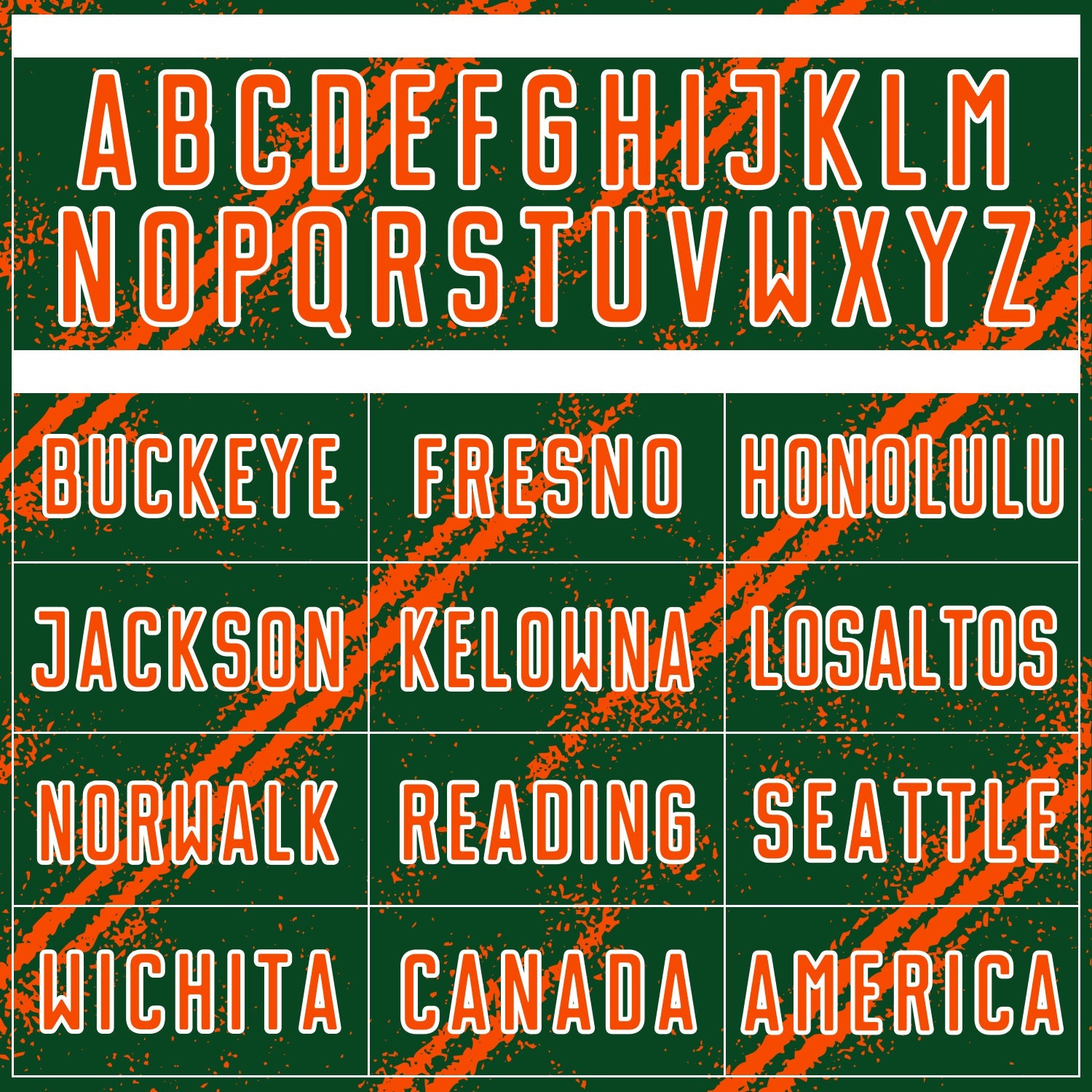 Custom Green Orange-White Abstract Fragment Art Splash Sublimation Soccer Uniform Jersey view 5