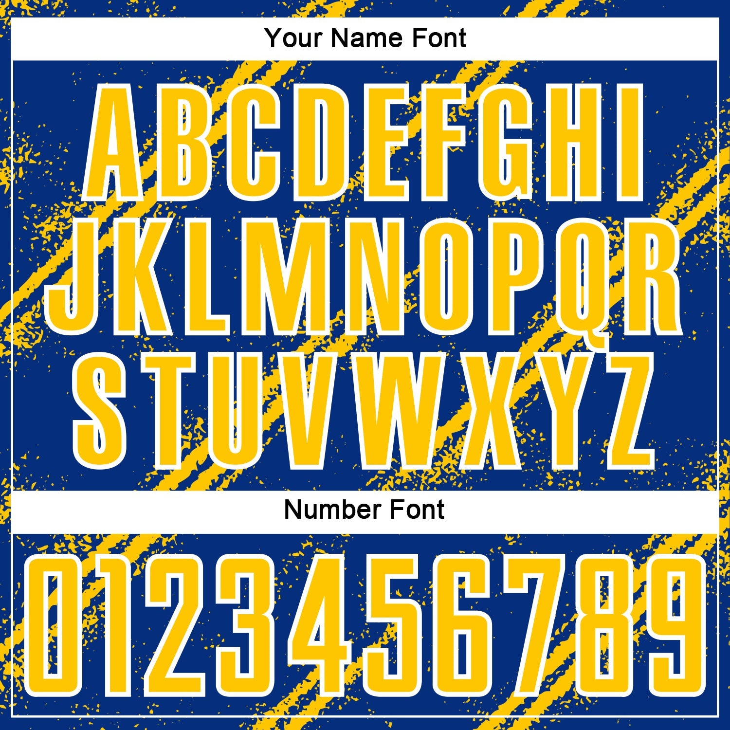 Custom Royal Yellow-White Abstract Fragment Art Splash Sublimation Soccer Uniform Jersey view 6