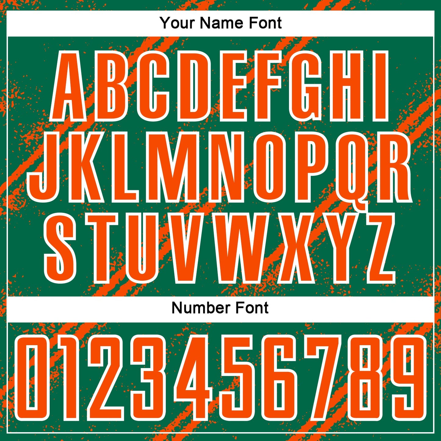 Custom Kelly Green Orange-White Abstract Fragment Art Splash Sublimation Soccer Uniform Jersey view 6