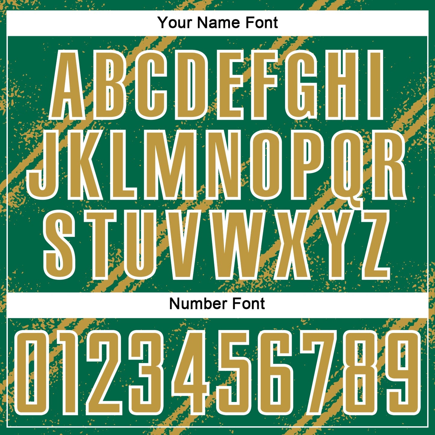 Custom Kelly Green Old Gold-White Abstract Fragment Art Splash Sublimation Soccer Uniform Jersey view 6