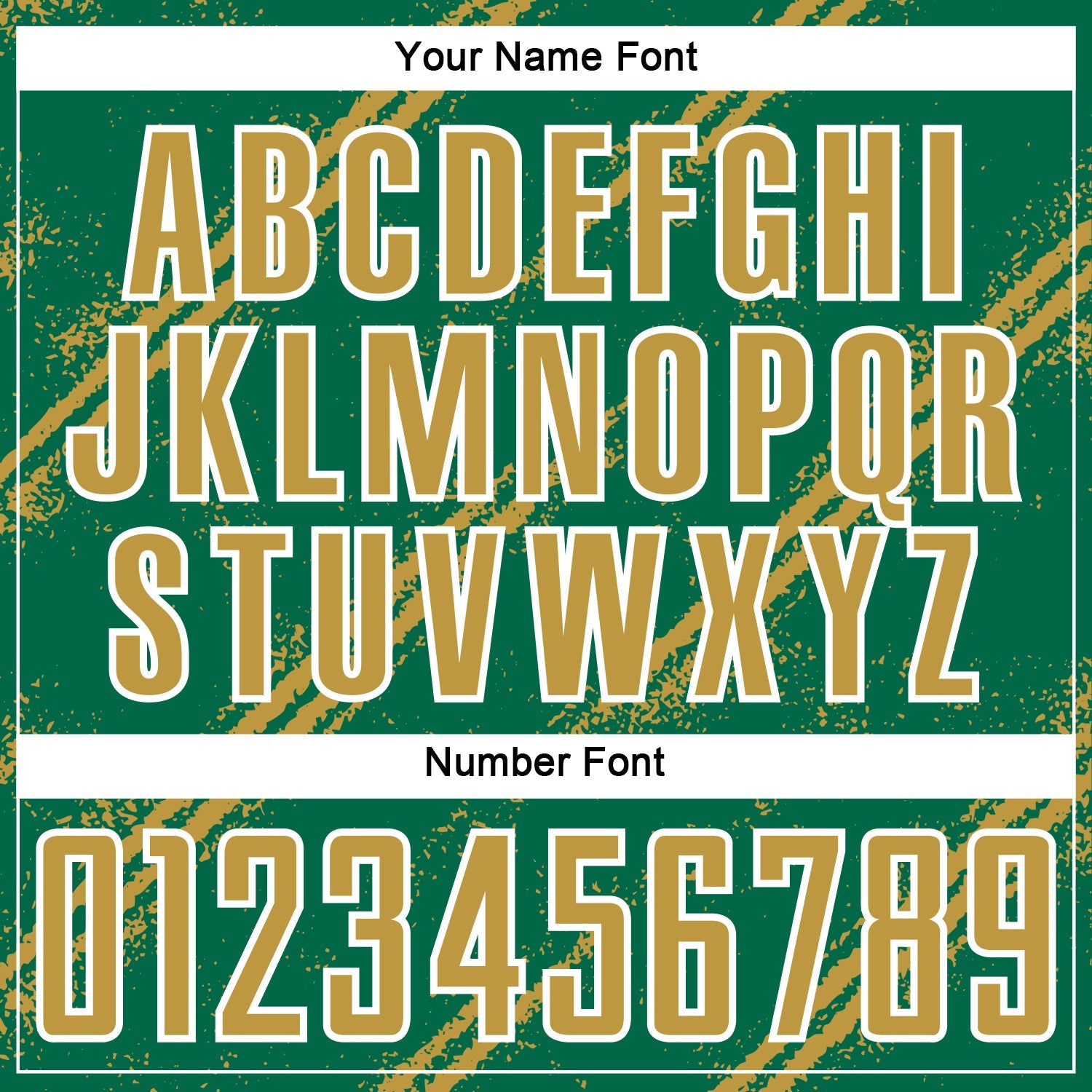 Custom Kelly Green Old Gold-White Abstract Fragment Art Splash Sublimation Soccer Uniform Jersey view 6