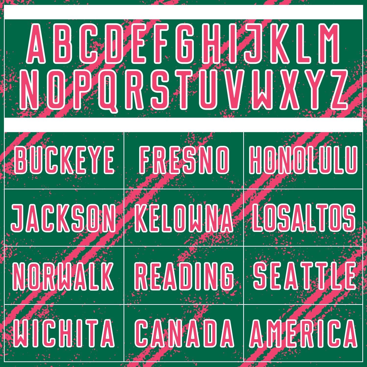 Custom Kelly Green Neon Pink-White Abstract Fragment Art Splash Sublimation Soccer Uniform Jersey view 5