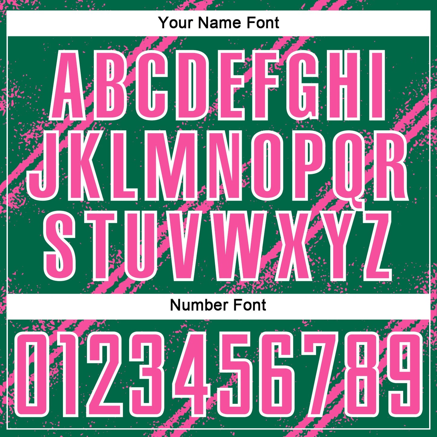 Custom Kelly Green Pink-White Abstract Fragment Art Splash Sublimation Soccer Uniform Jersey view 6