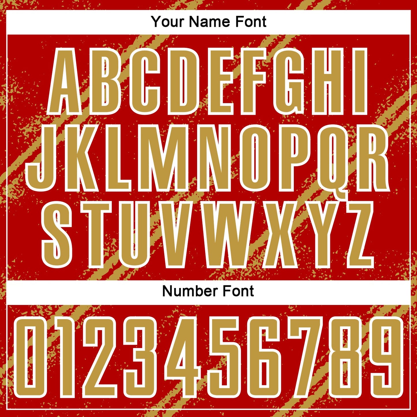 Custom Red Old Gold-White Abstract Fragment Art Splash Sublimation Soccer Uniform Jersey view 6