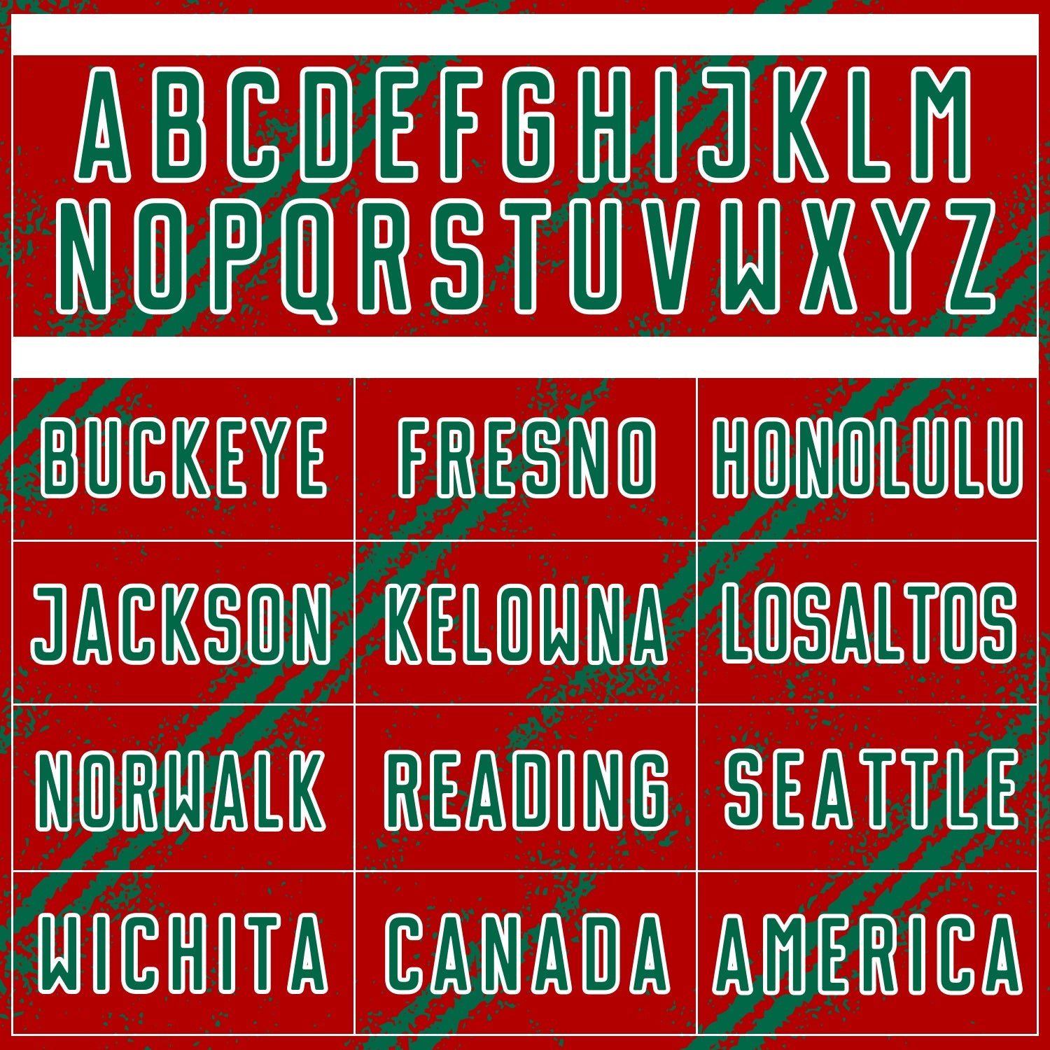 Custom Red Kelly Green-White Abstract Fragment Art Splash Sublimation Soccer Uniform Jersey view 5