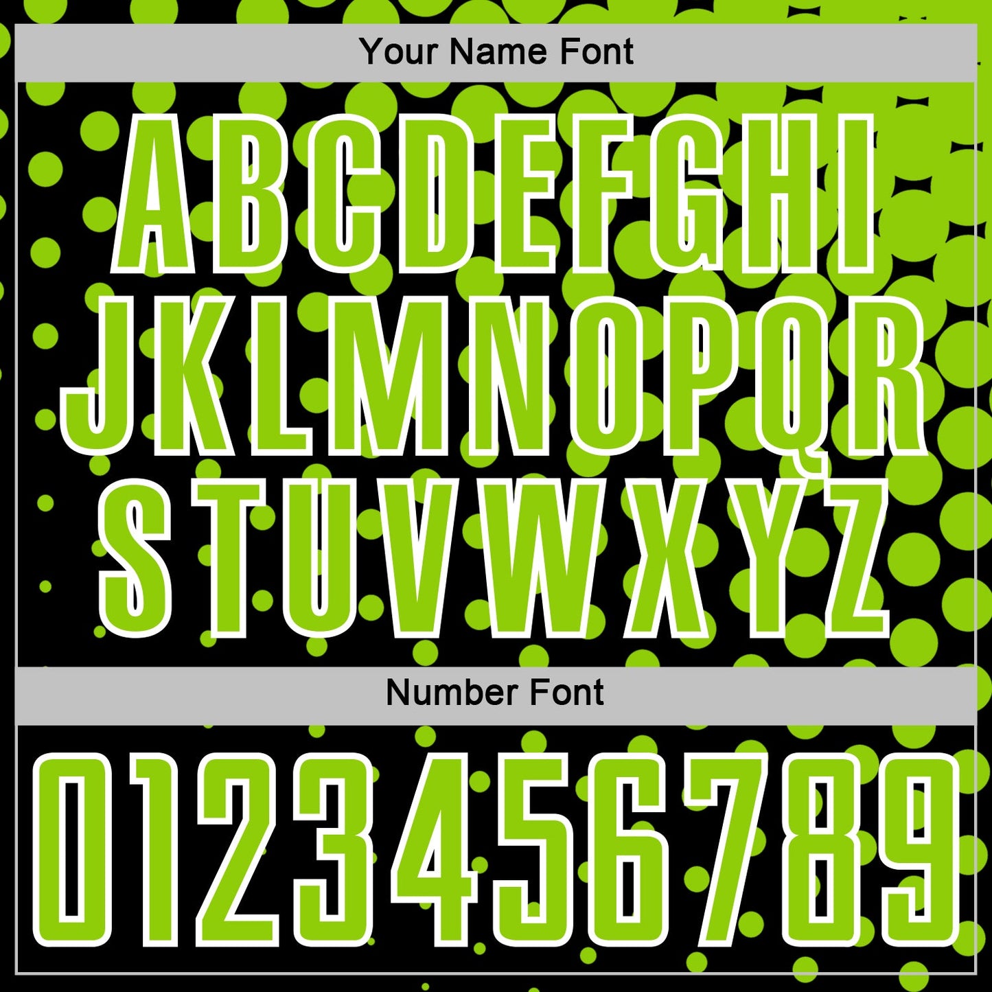 Custom Black Neon Green-White Modern Polka Dot Sublimation Soccer Uniform Jersey view 6