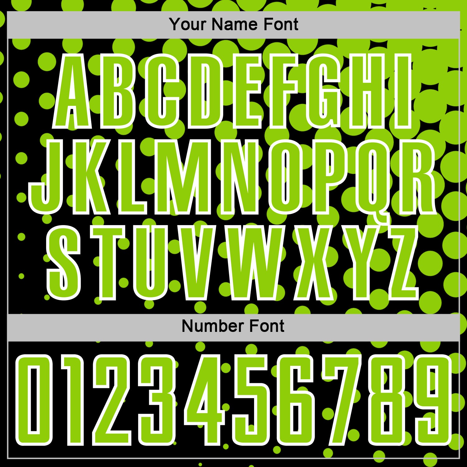 Custom Black Neon Green-White Modern Polka Dot Sublimation Soccer Uniform Jersey view 6