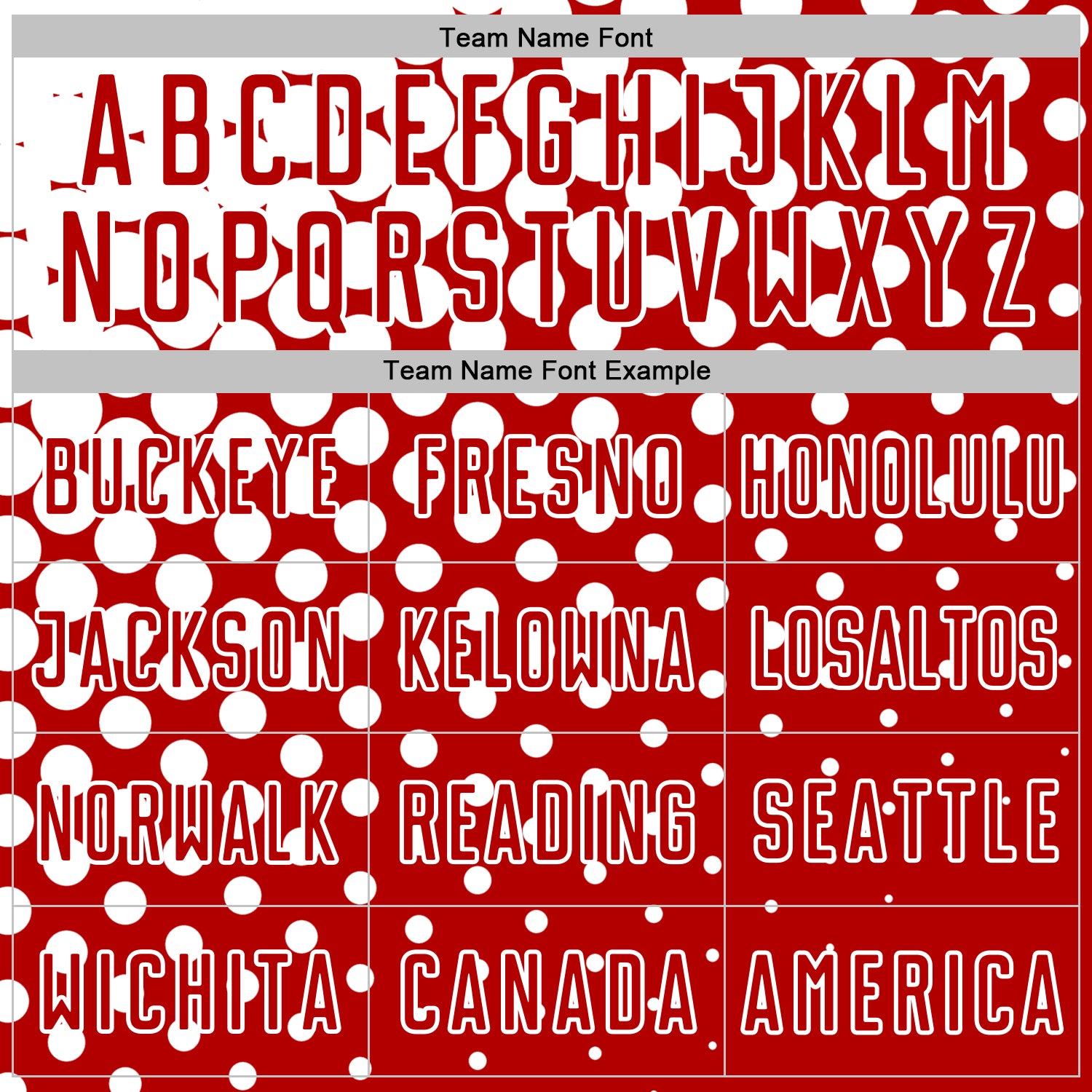Custom Red White Modern Polka Dot Sublimation Soccer Uniform Jersey view 5