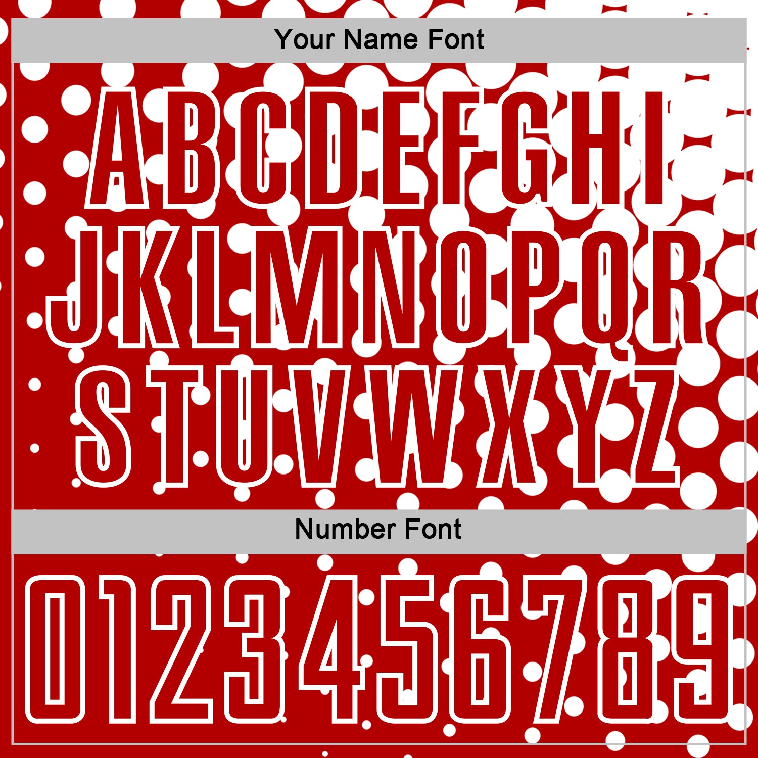 Custom Red White Modern Polka Dot Sublimation Soccer Uniform Jersey view 6