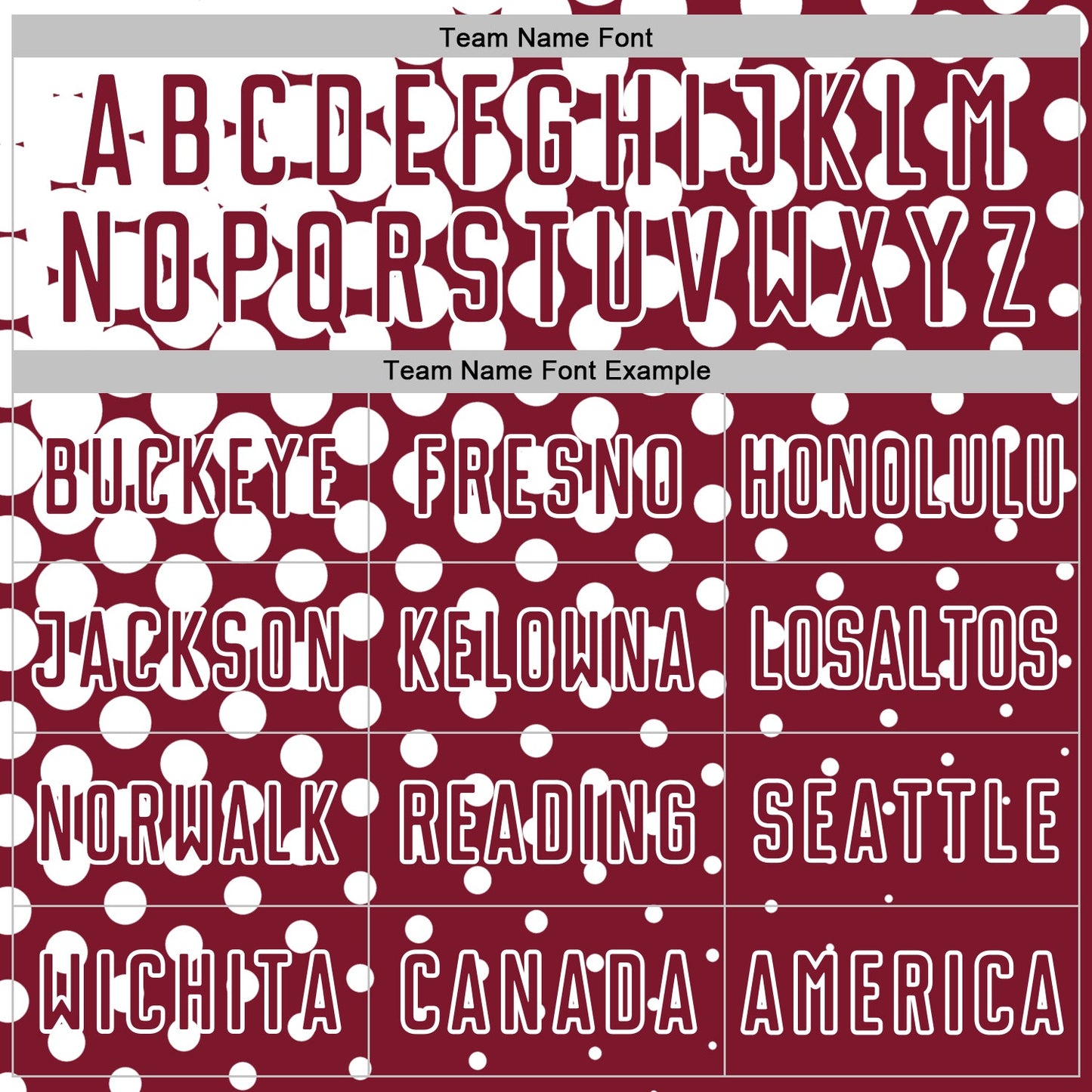 Custom Crimson White Modern Polka Dot Sublimation Soccer Uniform Jersey view 5
