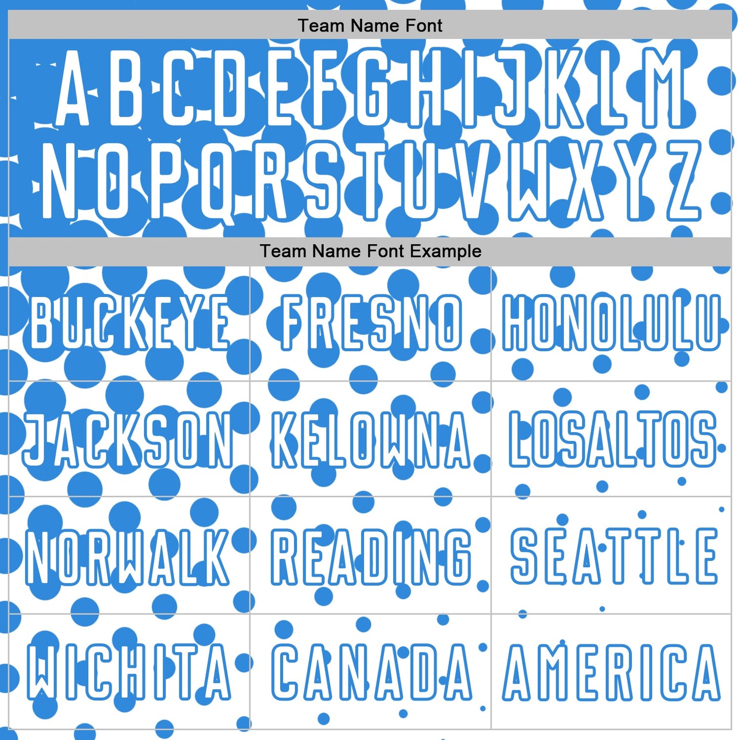 Custom White Powder Blue Modern Polka Dot Sublimation Soccer Uniform Jersey view 5
