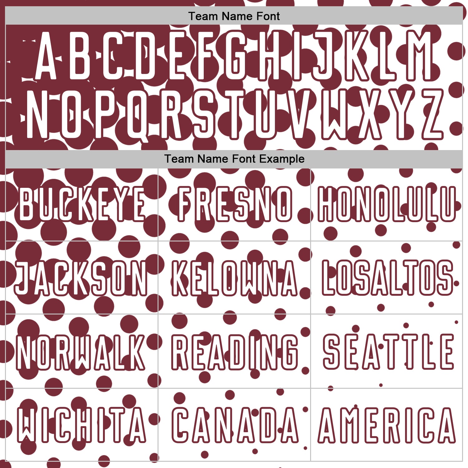 Custom White Burgundy Modern Polka Dot Sublimation Soccer Uniform Jersey view 5
