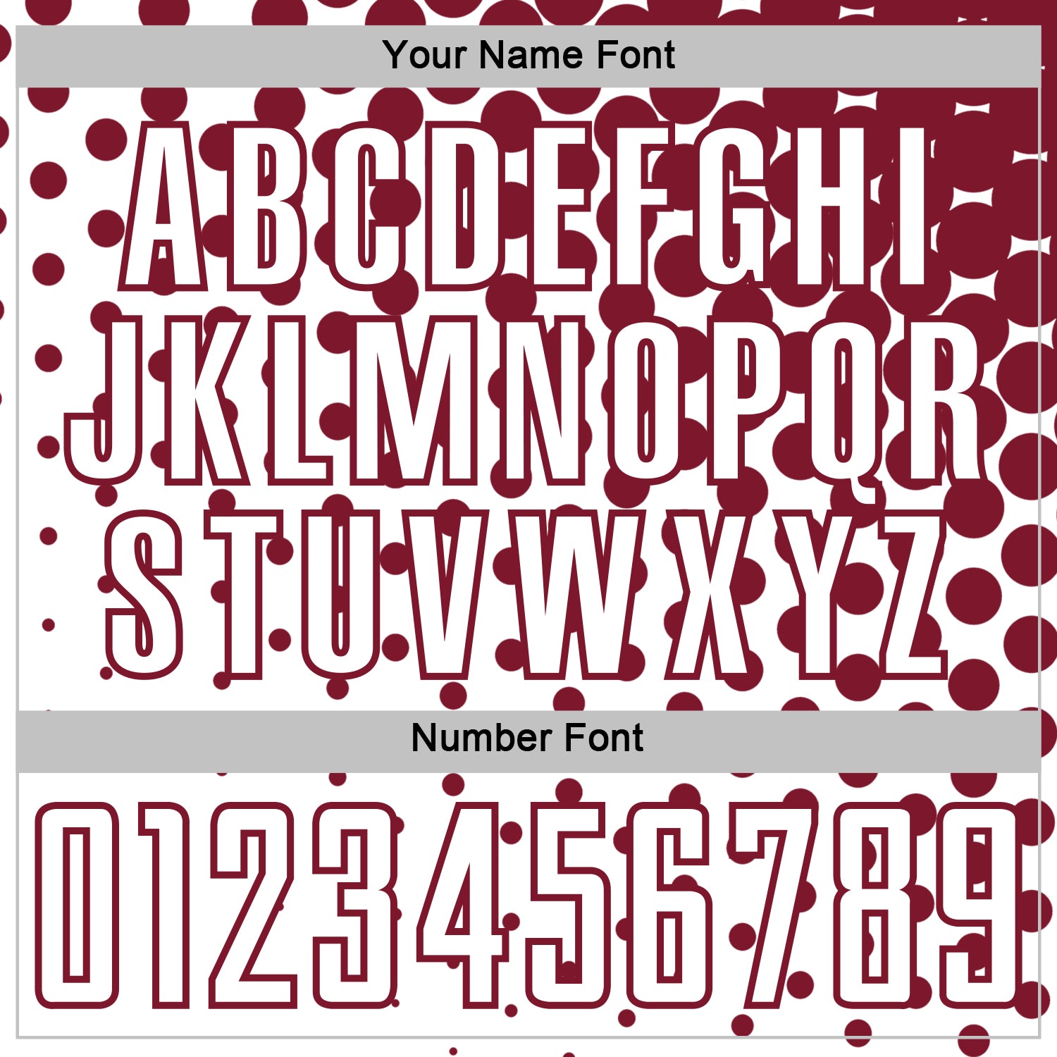 Custom White Crimson Modern Polka Dot Sublimation Soccer Uniform Jersey view 6