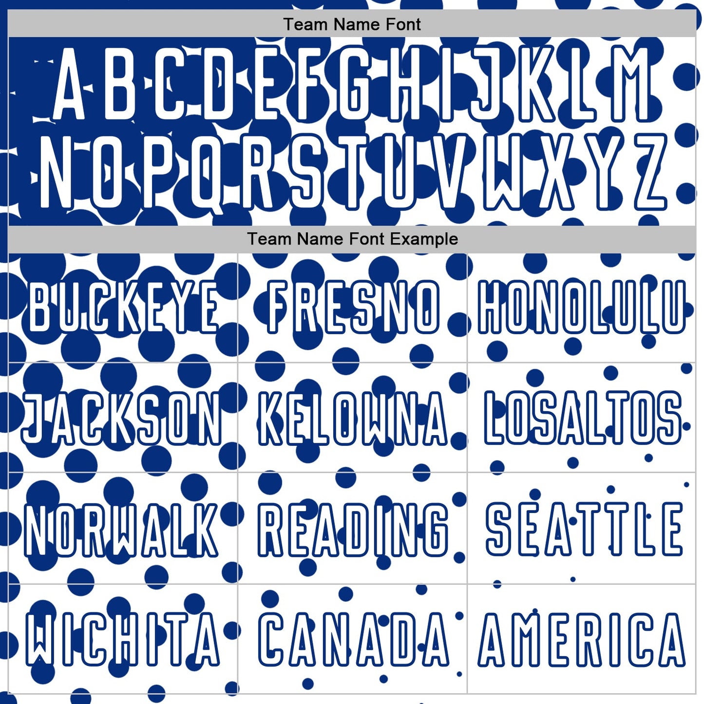 Custom White Royal Modern Polka Dot Sublimation Soccer Uniform Jersey view 5