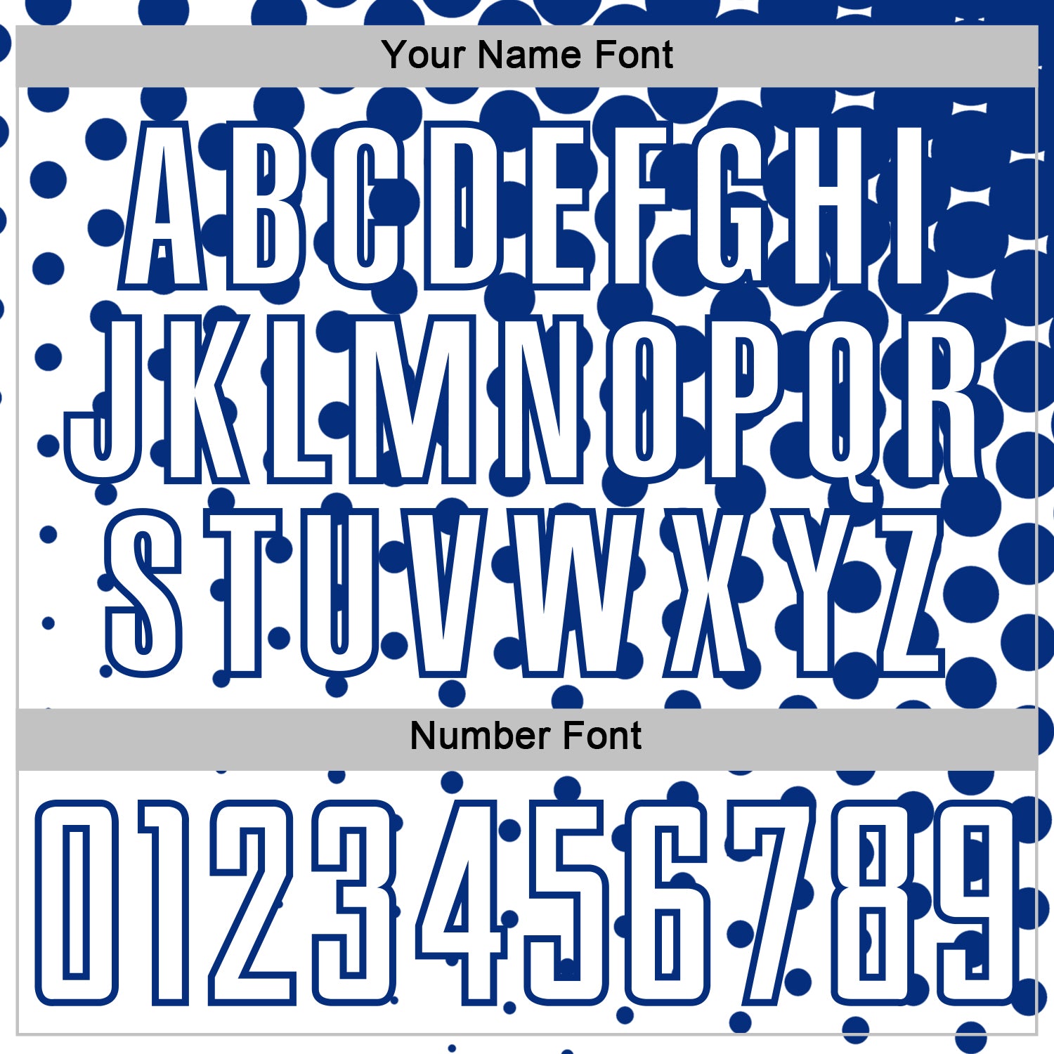 Custom White Royal Modern Polka Dot Sublimation Soccer Uniform Jersey view 6