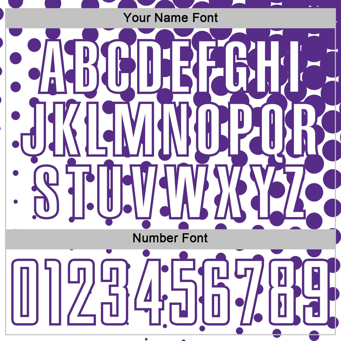 Custom White Purple Modern Polka Dot Sublimation Soccer Uniform Jersey view 6