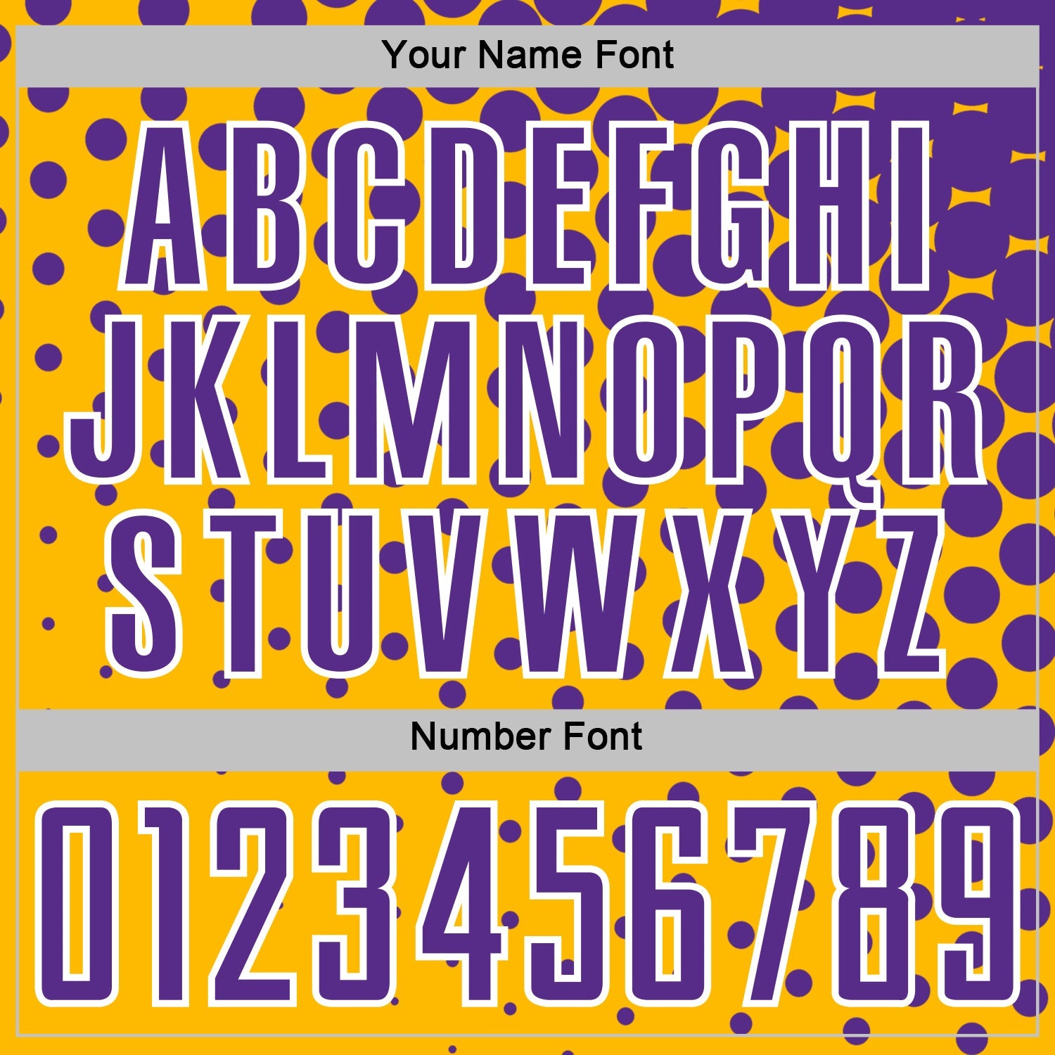 Custom Gold Purple-White Modern Polka Dot Sublimation Soccer Uniform Jersey view 6