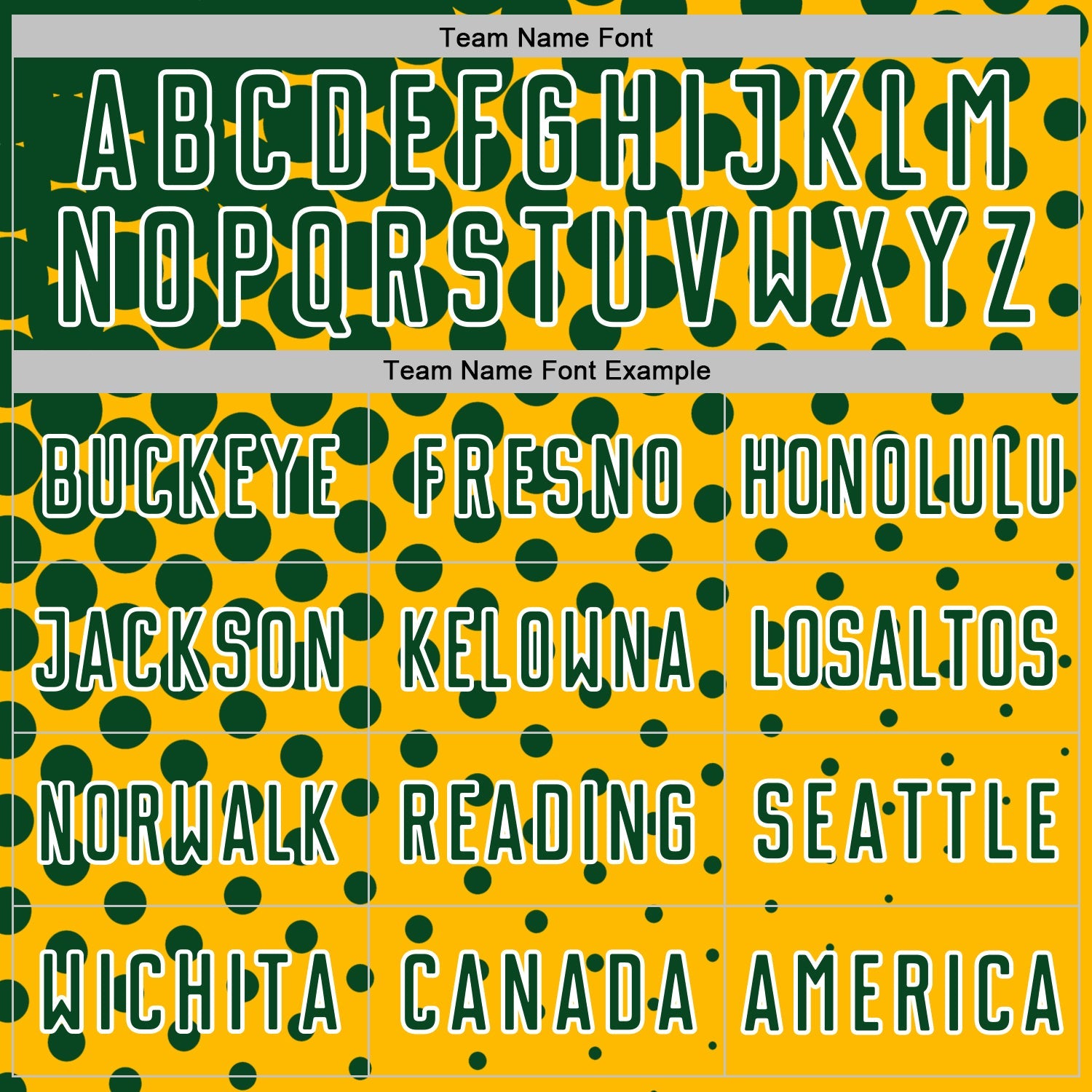 Custom Gold Green-White Modern Polka Dot Sublimation Soccer Uniform Jersey view 5
