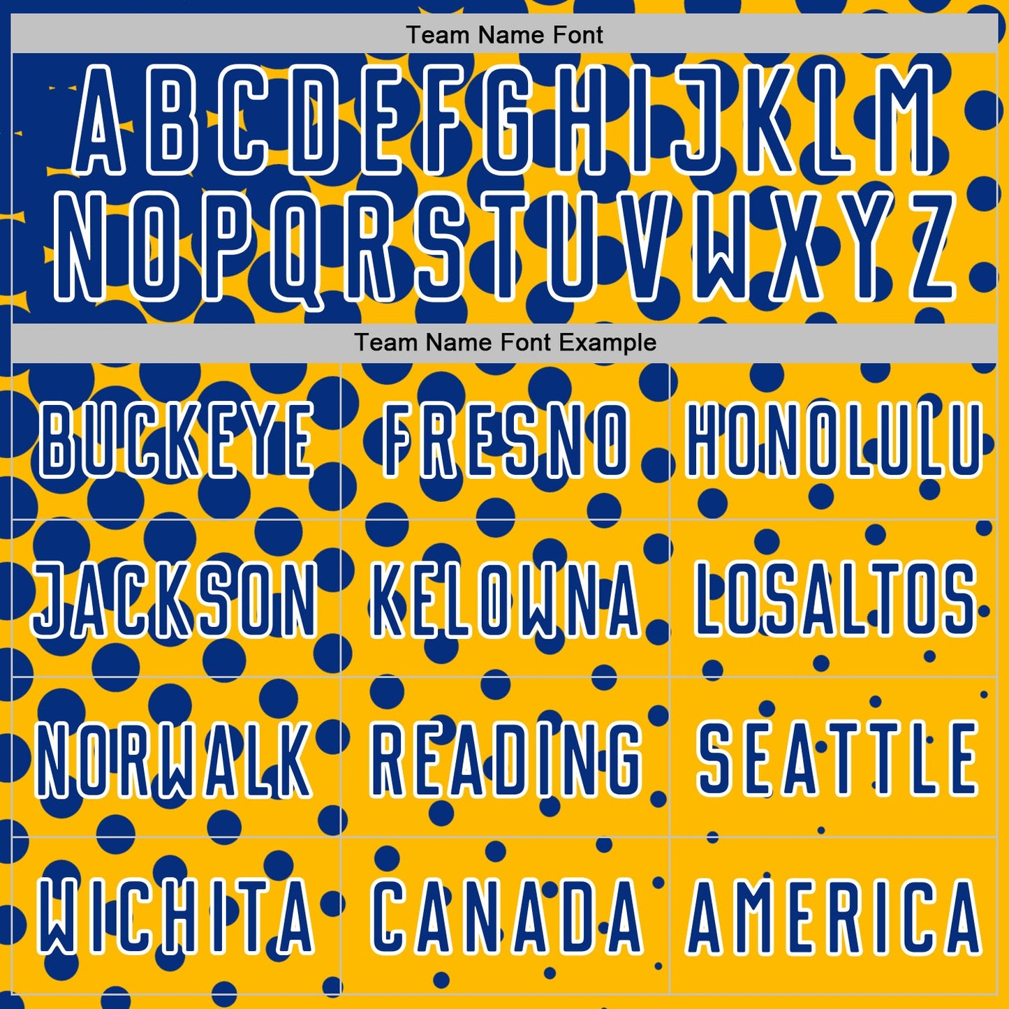 Custom Gold Royal-White Modern Polka Dot Sublimation Soccer Uniform Jersey view 5