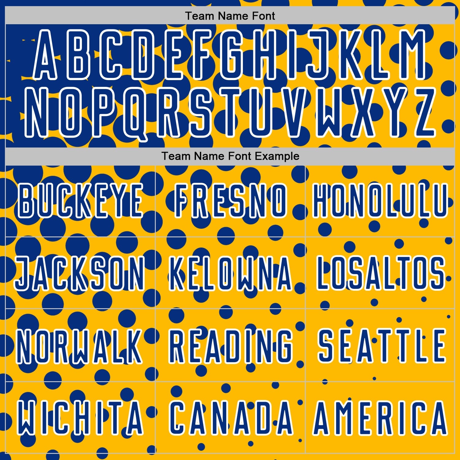 Custom Gold Royal-White Modern Polka Dot Sublimation Soccer Uniform Jersey view 5