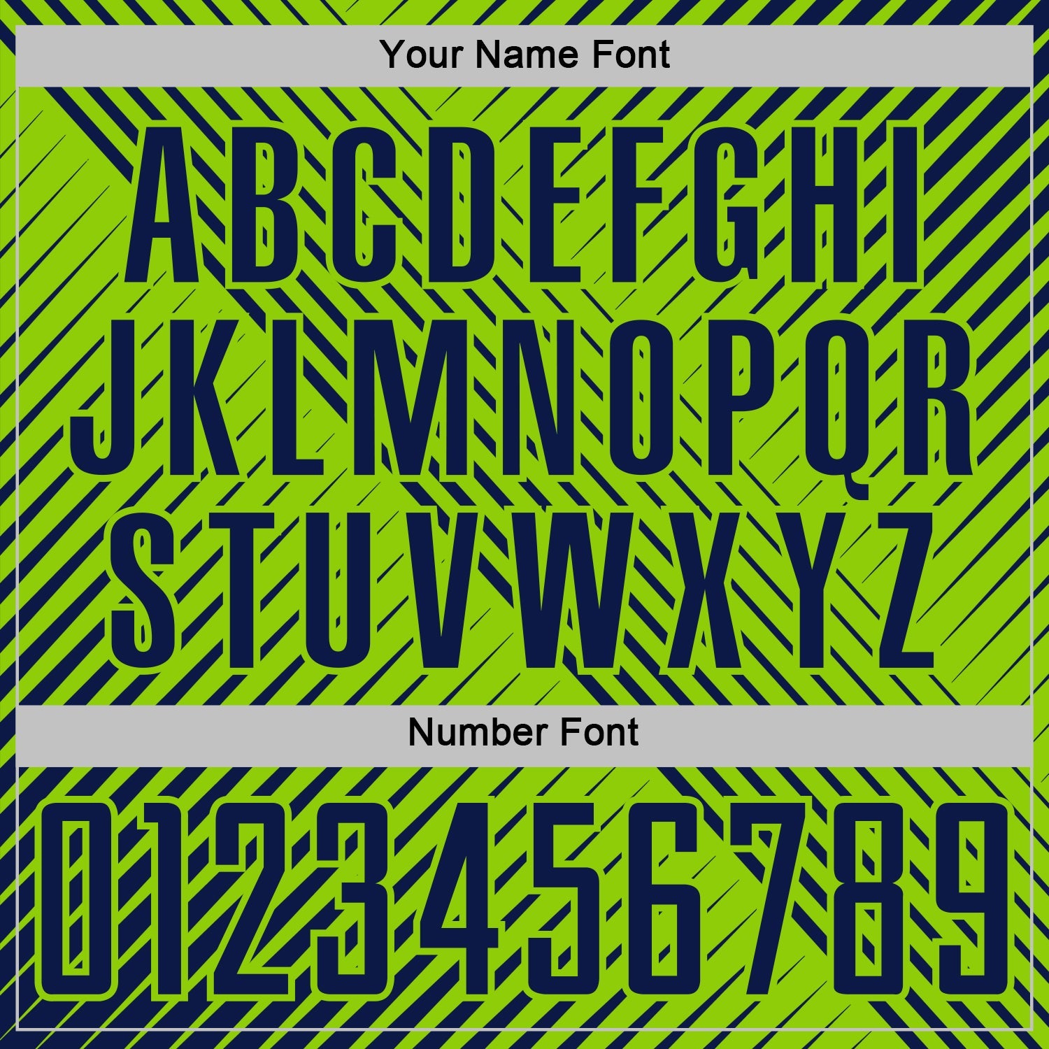 Custom Navy Neon Green Line Sublimation Soccer Uniform Jersey view 6