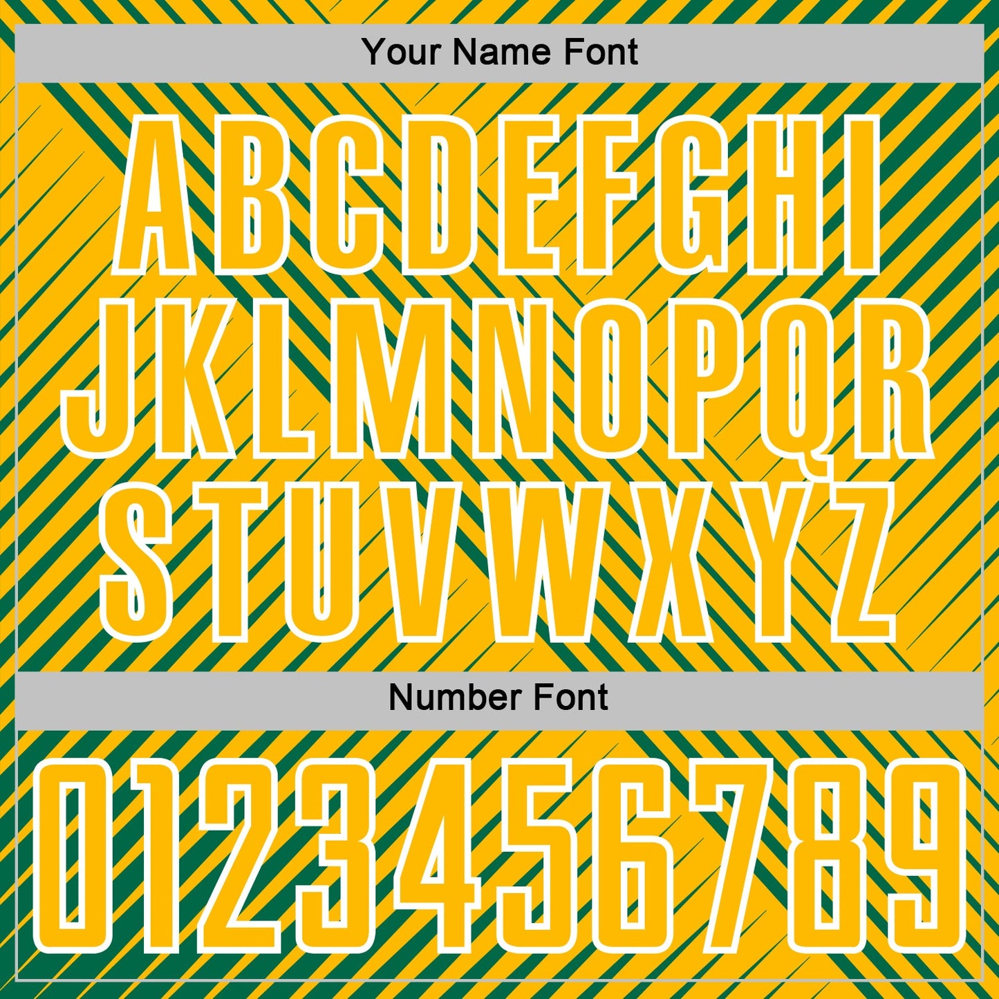 Custom Kelly Green Gold-White Line Sublimation Soccer Uniform Jersey view 6
