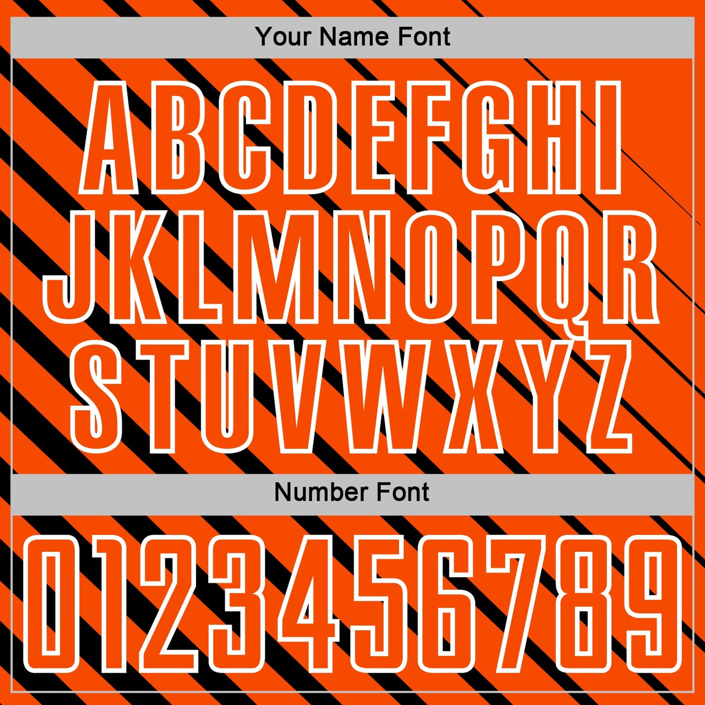 Custom Black Orange-White Lines Sublimation Soccer Uniform Jersey view 6