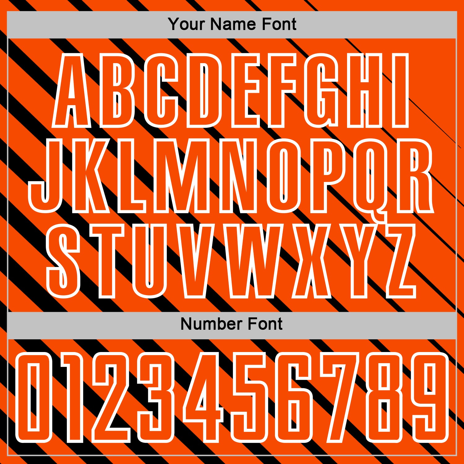 Custom Black Orange-White Lines Sublimation Soccer Uniform Jersey view 6