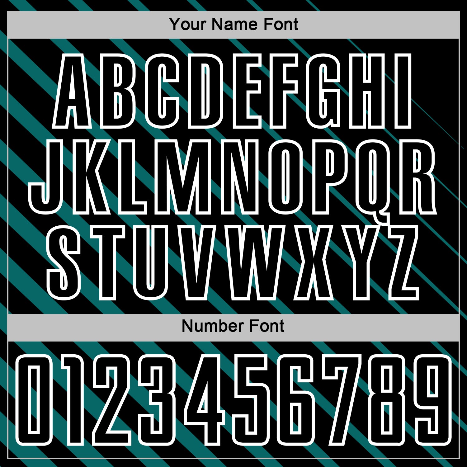 Custom Teal Black-White Lines Sublimation Soccer Uniform Jersey view 6