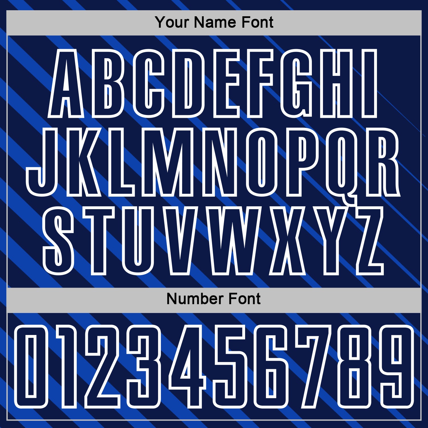 Custom Thunder Blue Navy-White Lines Sublimation Soccer Uniform Jersey view 6