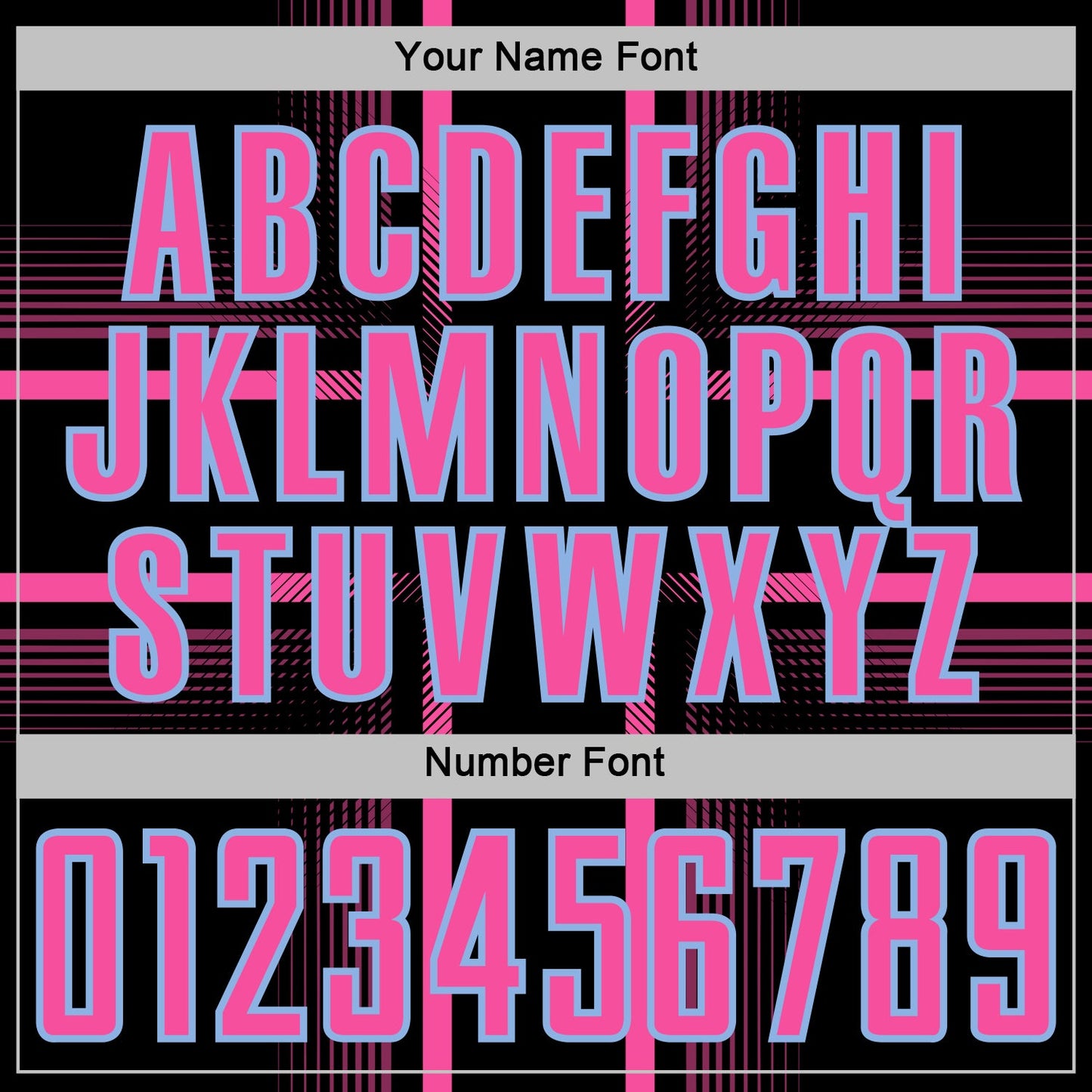Custom Black Pink-Light Blue Lines Sublimation Soccer Uniform Jersey view 6