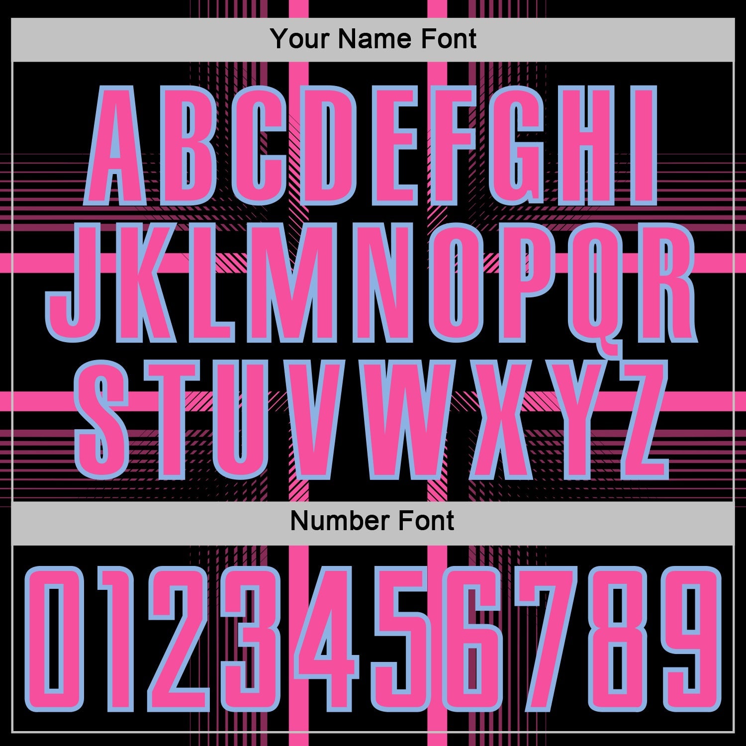 Custom Black Pink-Light Blue Lines Sublimation Soccer Uniform Jersey view 6