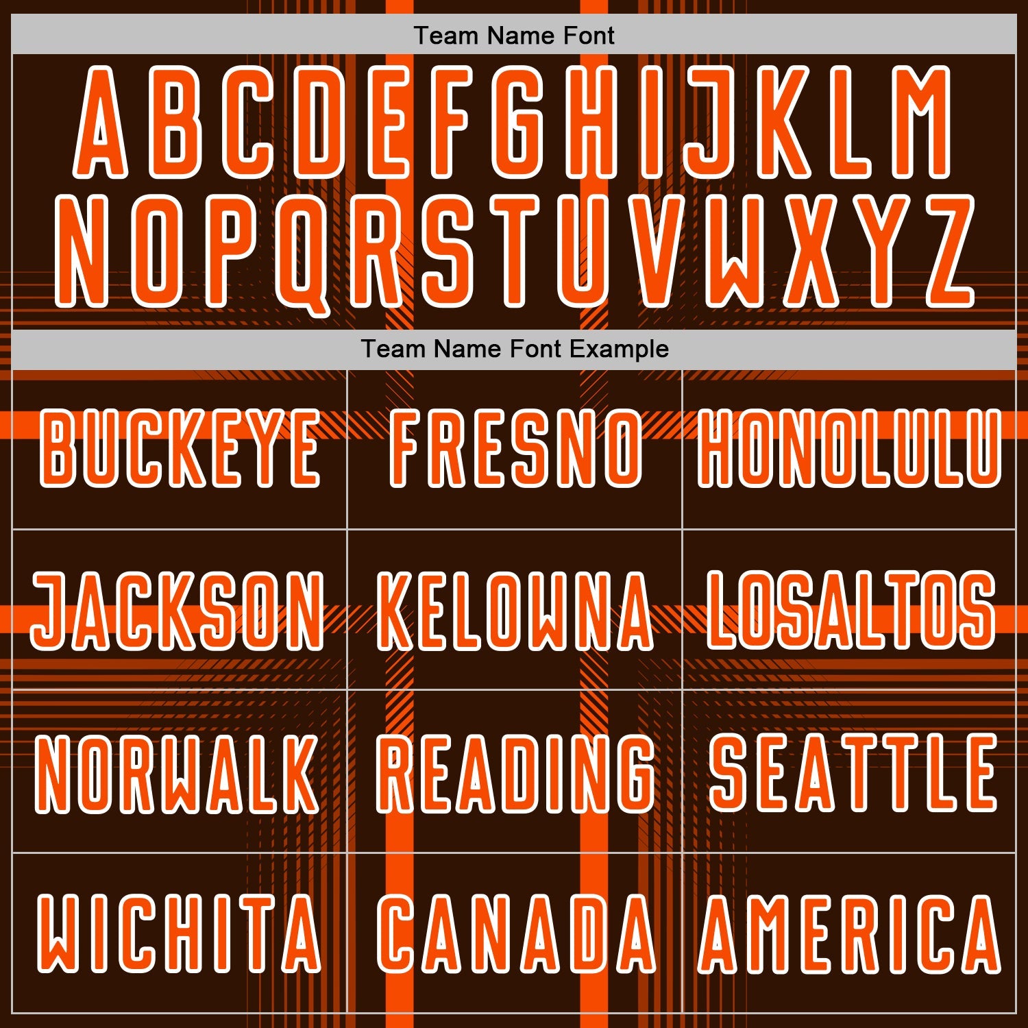 Custom Brown Orange-White Lines Sublimation Soccer Uniform Jersey view 5