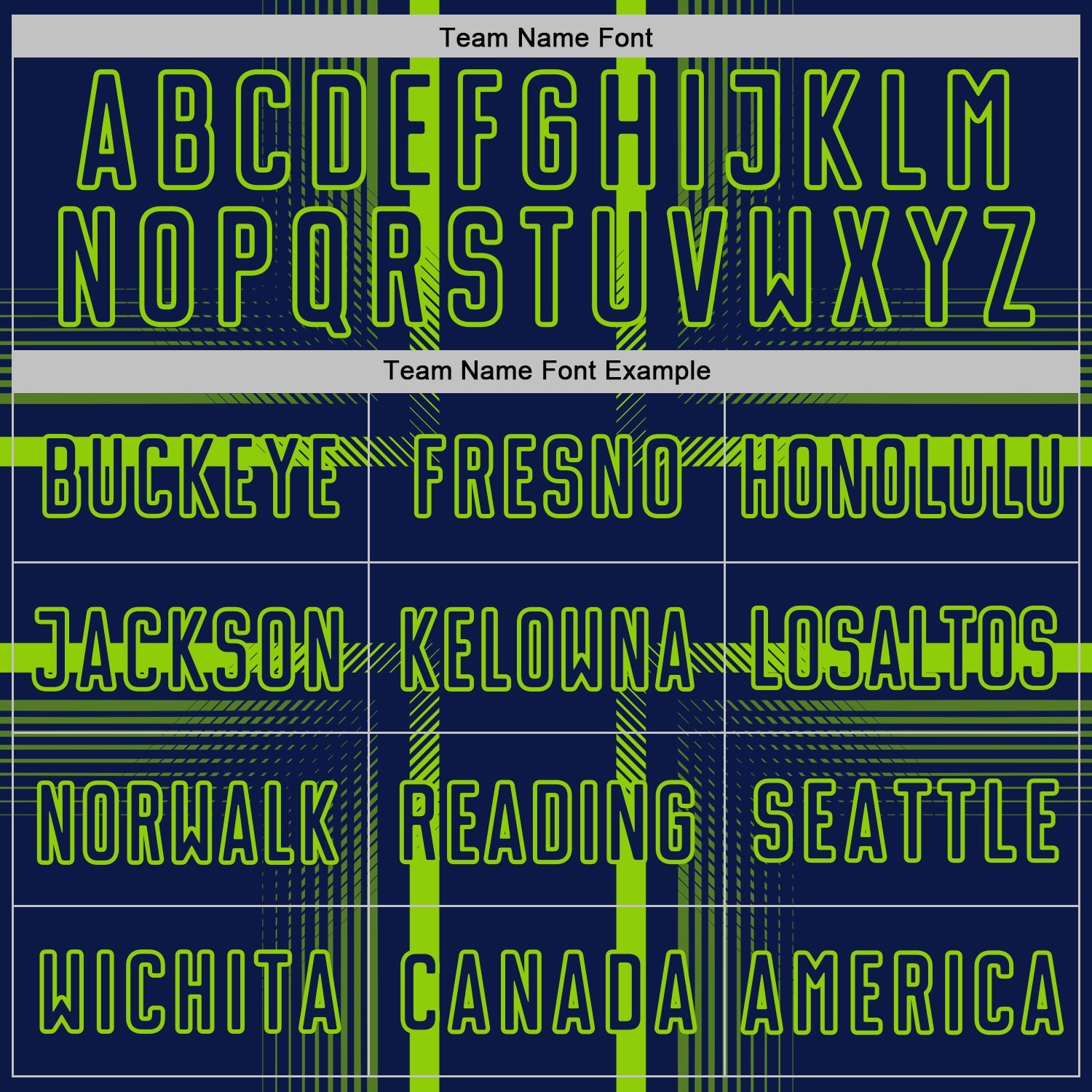 Custom Navy Neon Green-White Lines Sublimation Soccer Uniform Jersey view 5
