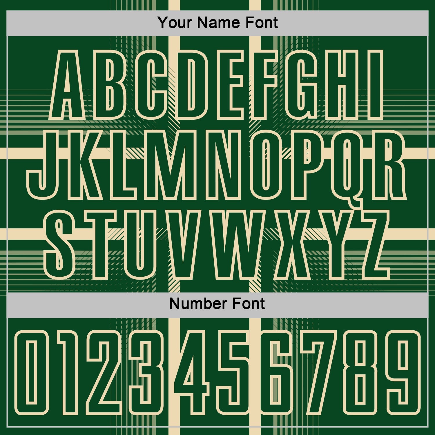 Custom Green Cream Lines Sublimation Soccer Uniform Jersey view 6
