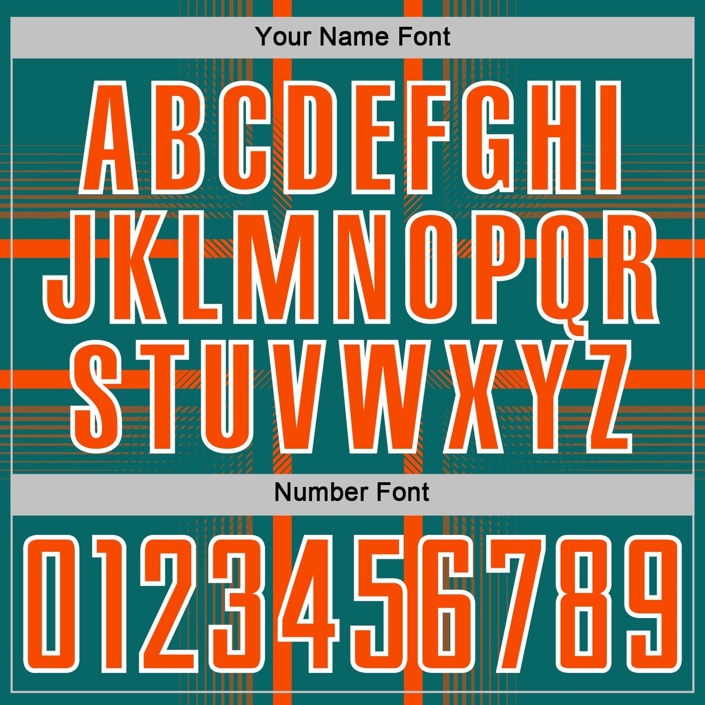 Custom Teal Orange-White Lines Sublimation Soccer Uniform Jersey view 6